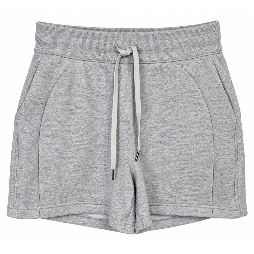 Lululemon Scuba High Rise Shorts 5” Size 8 Heathered Core Ultra Light Gray